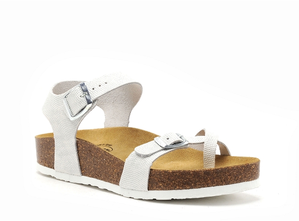 Plakton nu pieds plats femme cp zomba 341016 blanc