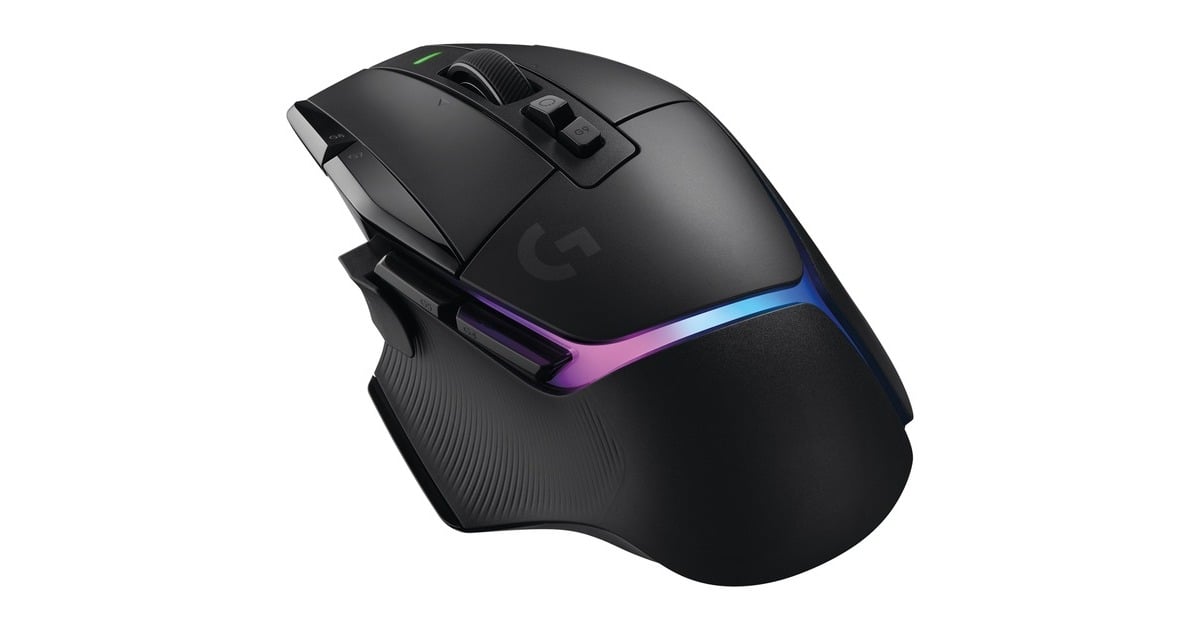 LogitechG502 X PLUS LIGHTSPEED gaming muis  (Zwart, 100 - 25.600 dpi, RGB leds)