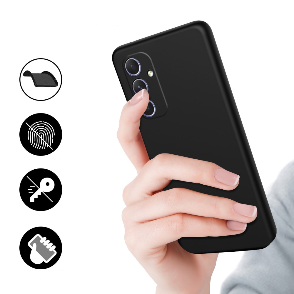 Samsung Galaxy A55 Gummi Case Schutzhülle mit Kameraschutz - Blau