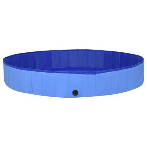 Piscina azul para cães