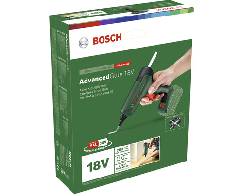 Bosch AdvancedGlue 18V accu lijmpistool, zonder accu en lader
