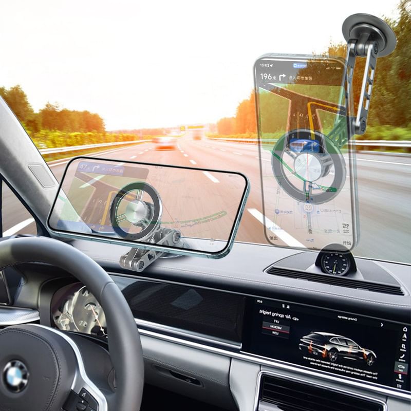 MECHA - Magnetische (compatibel met MagSafe) telefoonhouder voor in de auto met legering