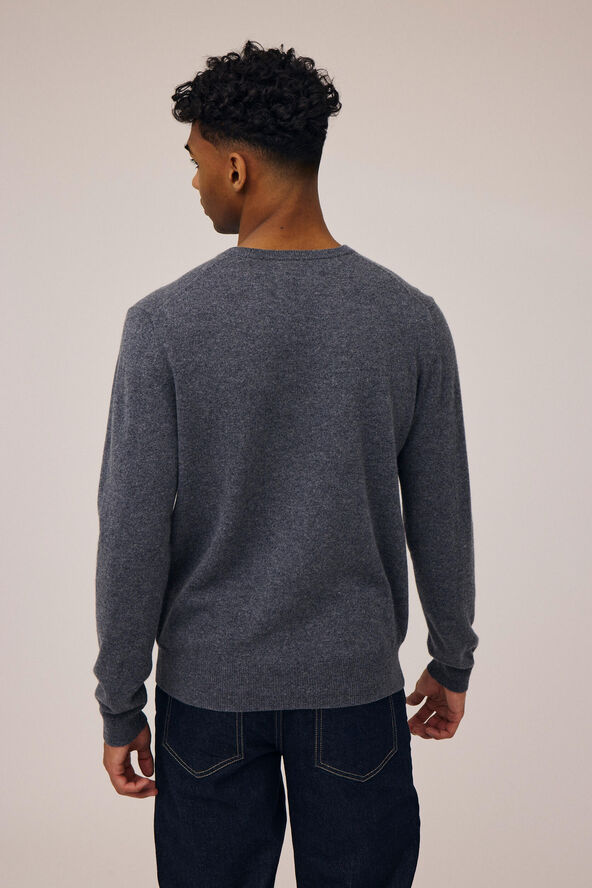 Magasin du Nord Collection Mads 2 - 100% Cashmere Dark grey melange