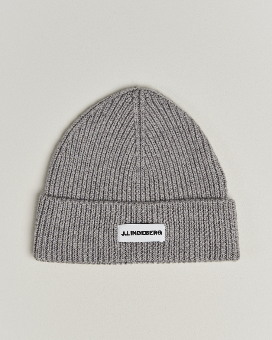 J.Lindeberg Juan Merino Beanie Light Grey Melange