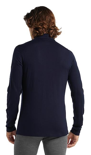 ICEBREAKER - T-SHIRT ML DEMI ZIP 200 OASIS HALF ZIP M