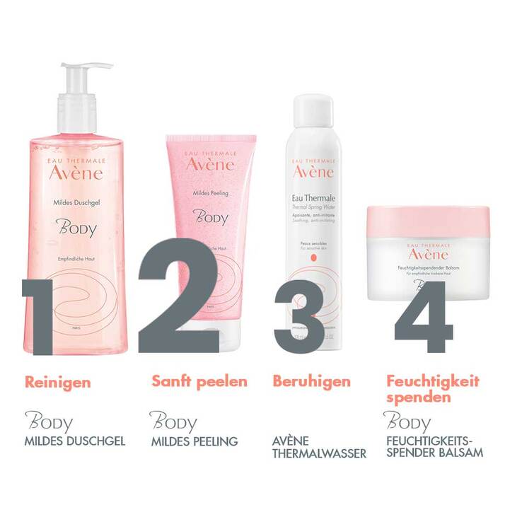 Avene Body mildes Peeling Gel, 200 ml
