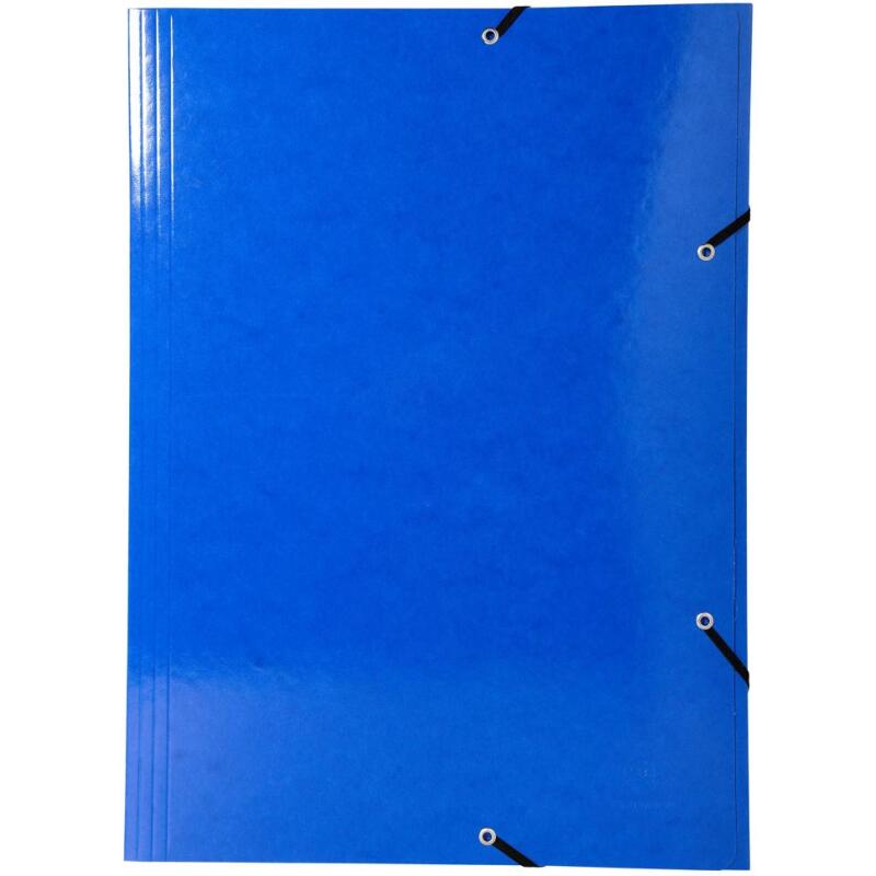 Chemise à élastiques Maxi capacity carte lustrée pelliculée 600 gm² - Iderama - A3