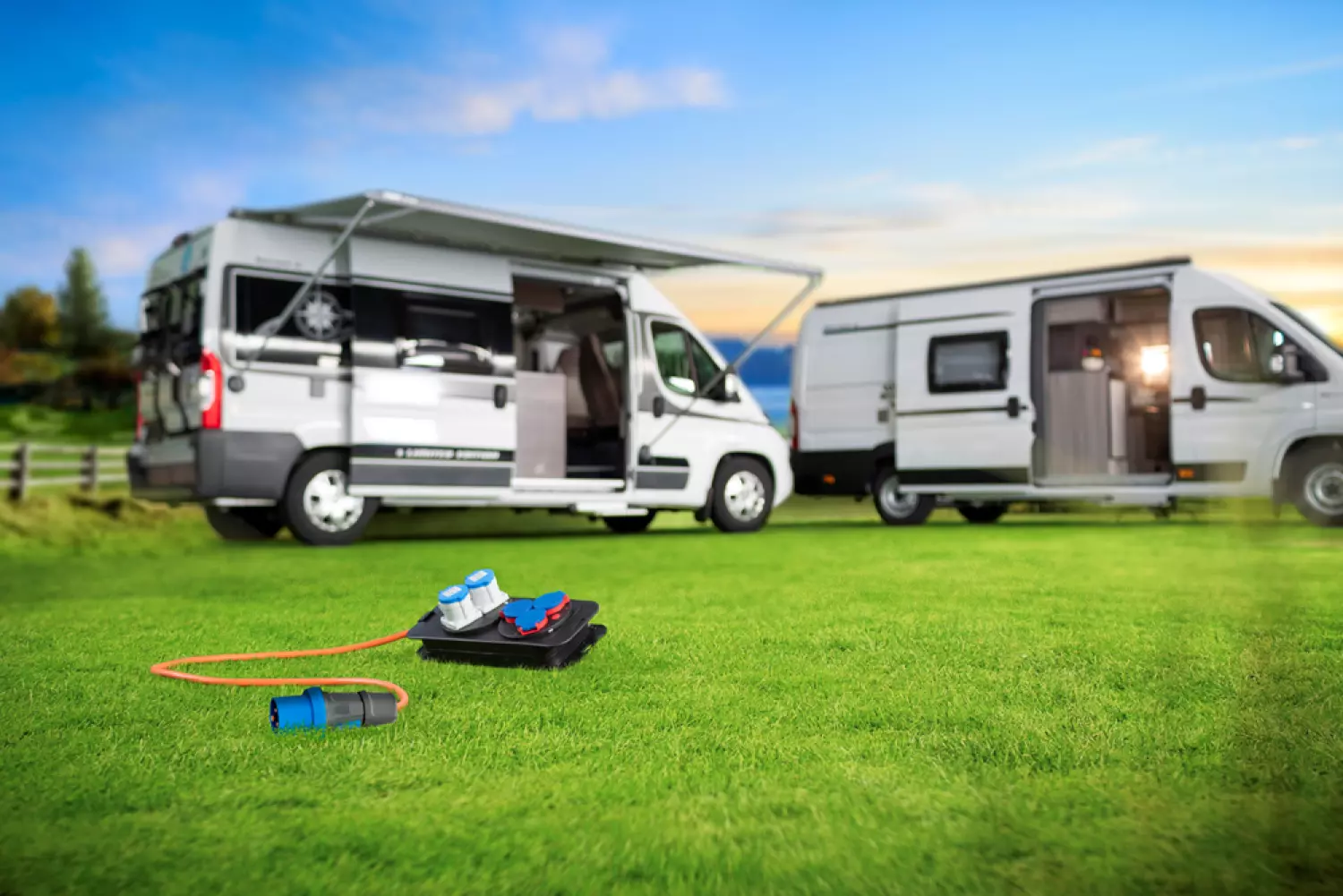 Brennenstuhl 1151600030 CEE camping-/martime stekkerdoos CEE plug - 2x CEE - 3x 230V - H07RN-F 3G2,5