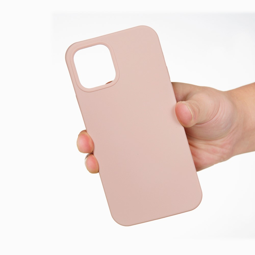 iPhone 13 Pro Silikon Case Hülle - Sandrosa