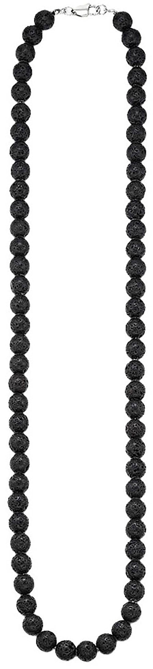 Bruno Banani Edelstahlkette »Schmuck Geschenk Lavasteinkette« mit Lavastein