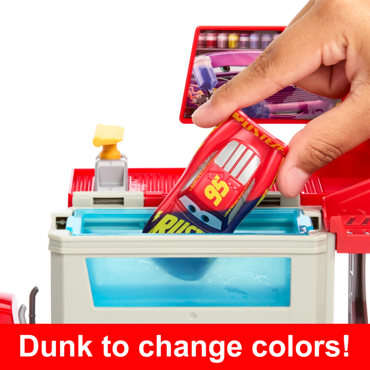 Disney Cars - Color Changers Mobile Paint Shop Mack Playset (HPD82)