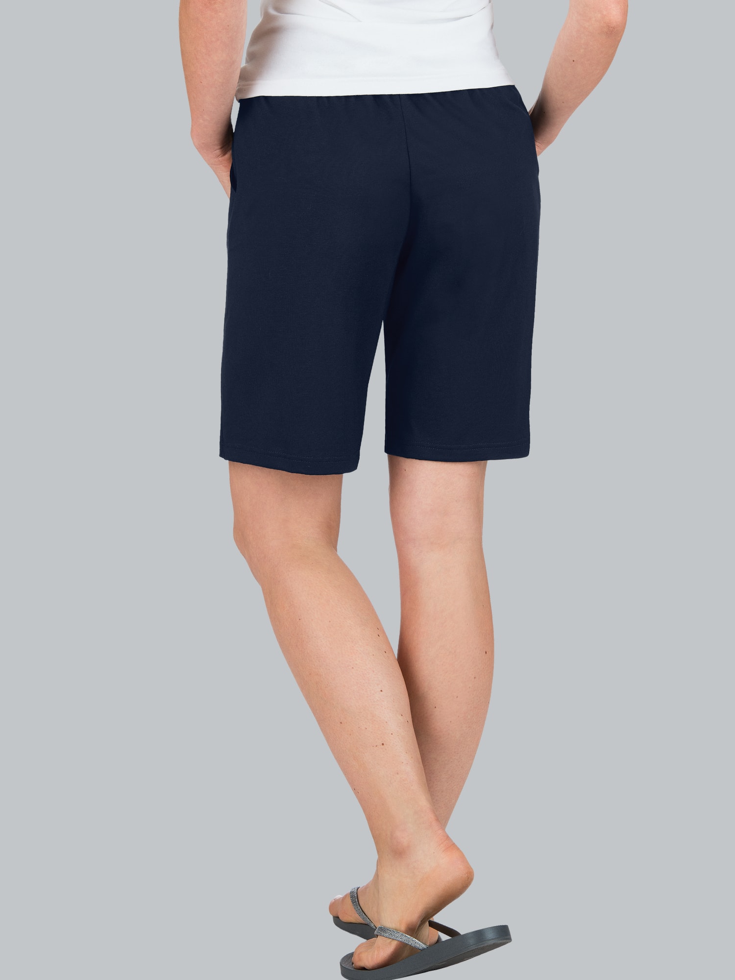Bermuda DELUXE Baumwolle Navy