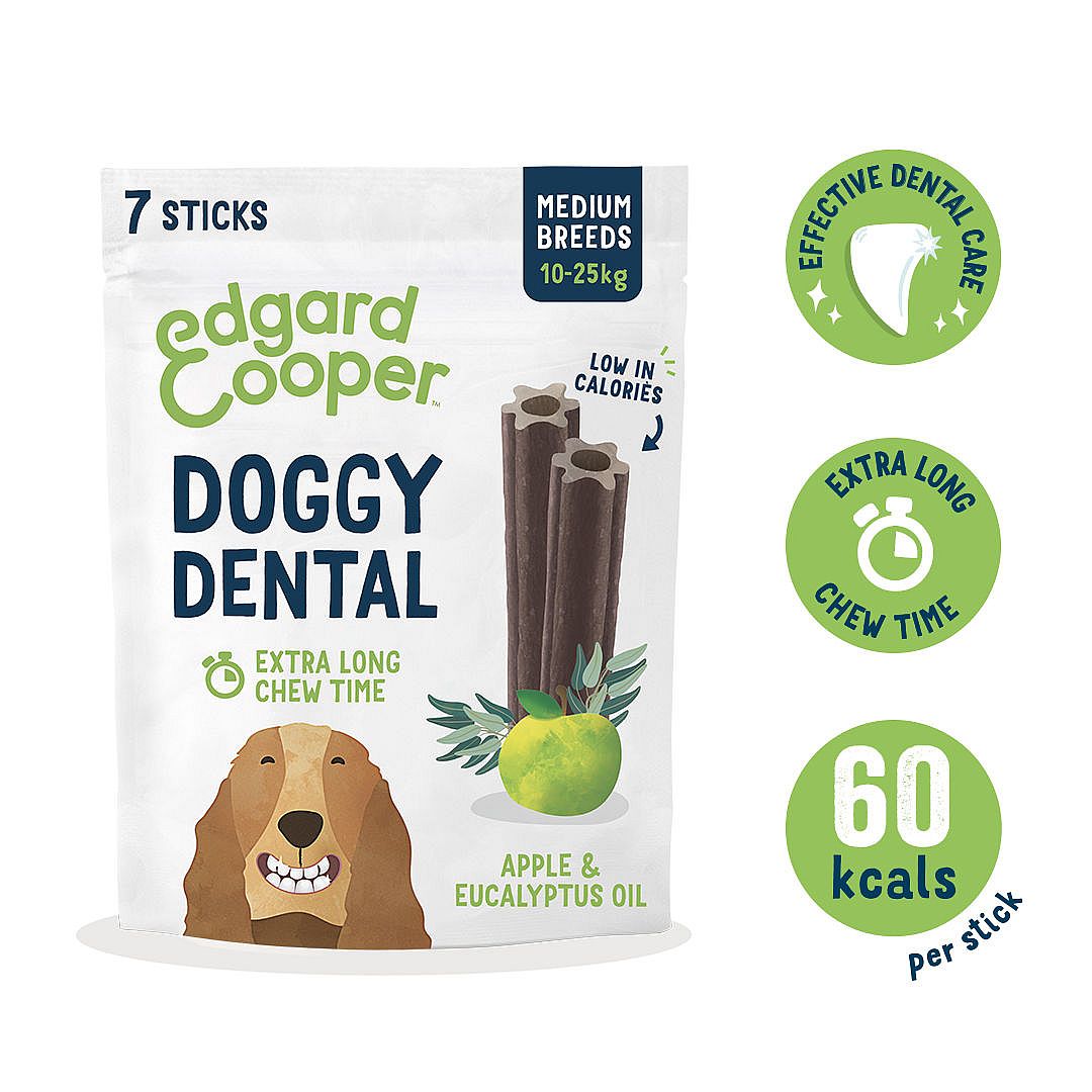 Edgard & Cooper Doggy Dental Sticks - Appel en Eucalyptus