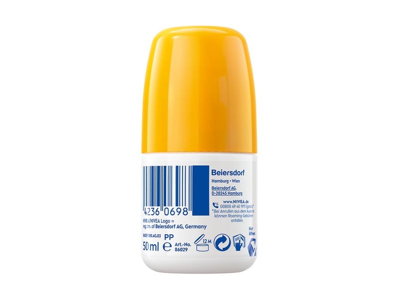 NIVEA SUN Sonnencreme Kids Roll-on Sensitive LSF 50  50 ml Wasserfeste Sonnencrème für Kinder