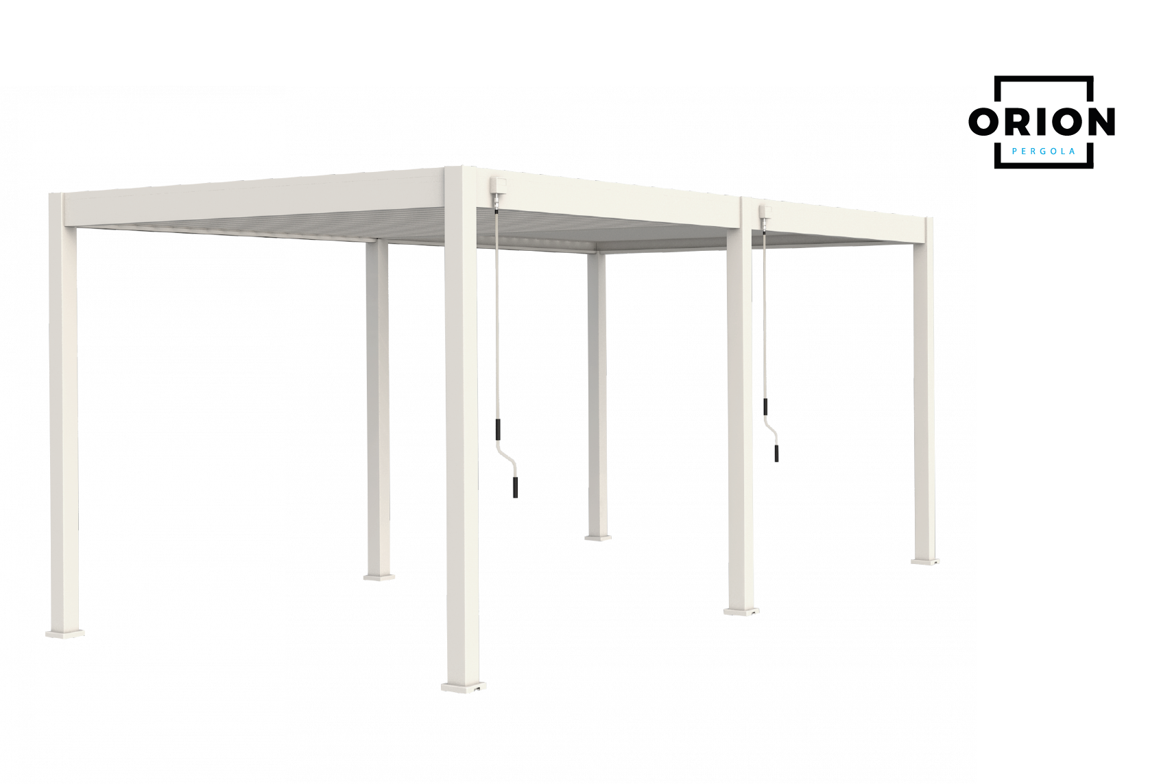 Novum ORION 360 x 530 terrasoverkapping - White