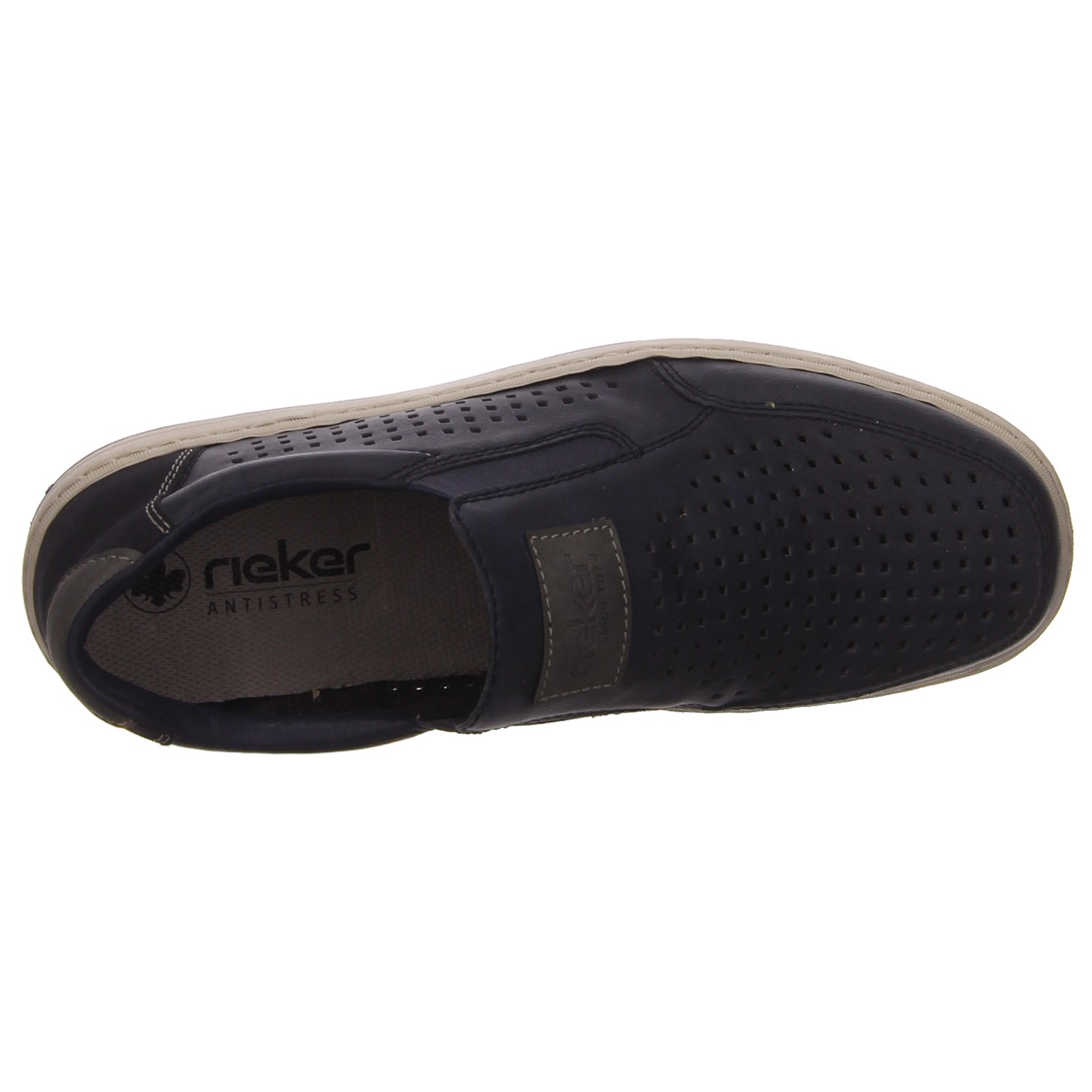 Rieker Slipper dunkelblau blau