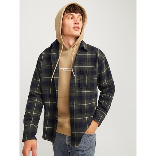 Jack&Jones Frederiksberg Flannel Skjorte, Sky Captain, L