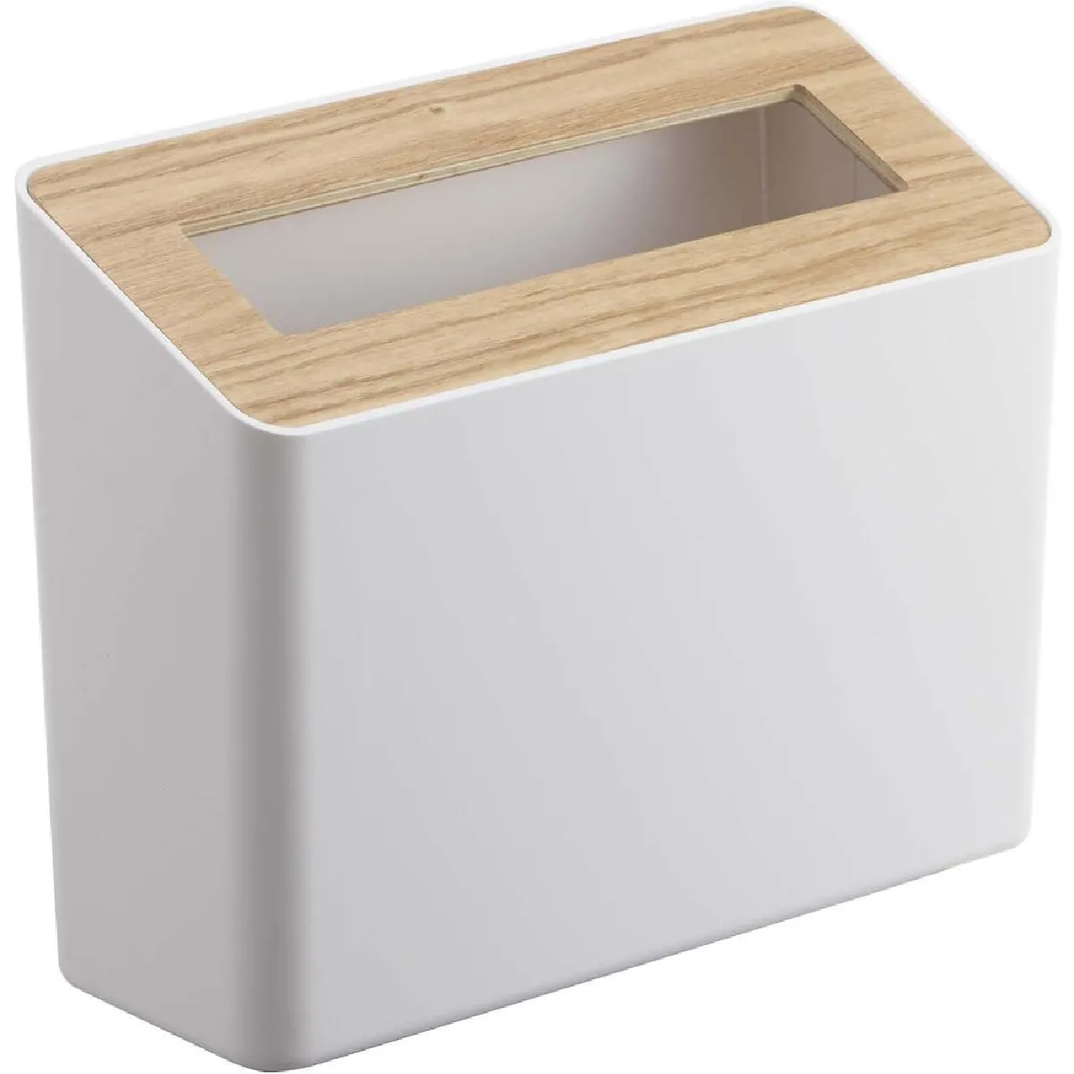Yamazaki Trash - Poubelle de table résine bois