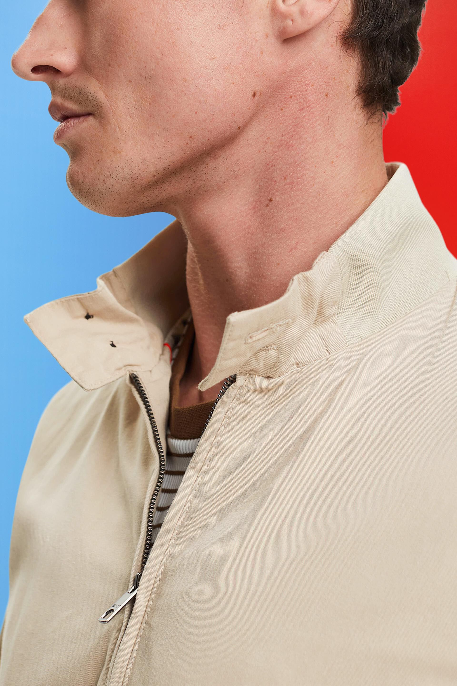 Blouson à col droit