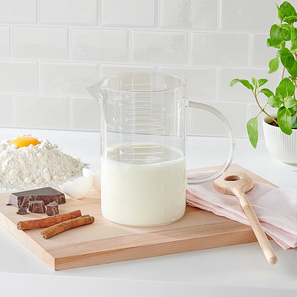genialo - Glas-Messbecher „Genial“, 1 l