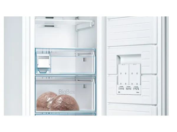 Bosch Serie | 6 GSN51DWDP - Fryser - stående - fritstående - bredde: 70 cm - dybde: 78 cm - højde: 161 cm - 290 liter - Klasse D - hvid