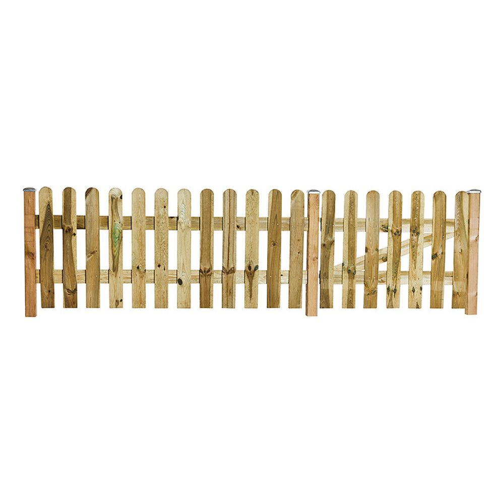 HAGEPORT NORDISK GJERDE FYN TRYKKIMPREGNERT 100X80CM
