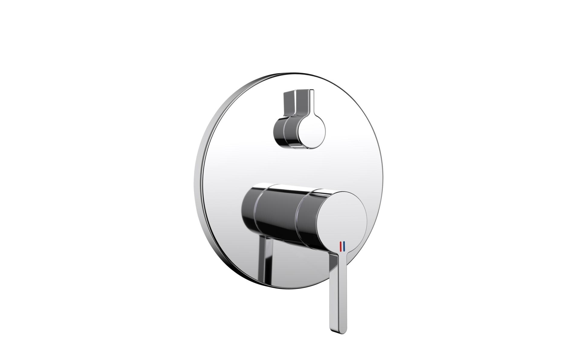 Badewannenarmatur BEVO UP FM-Set - Chrom<br>Fertigmontageset – Hebelmischer – Wanne