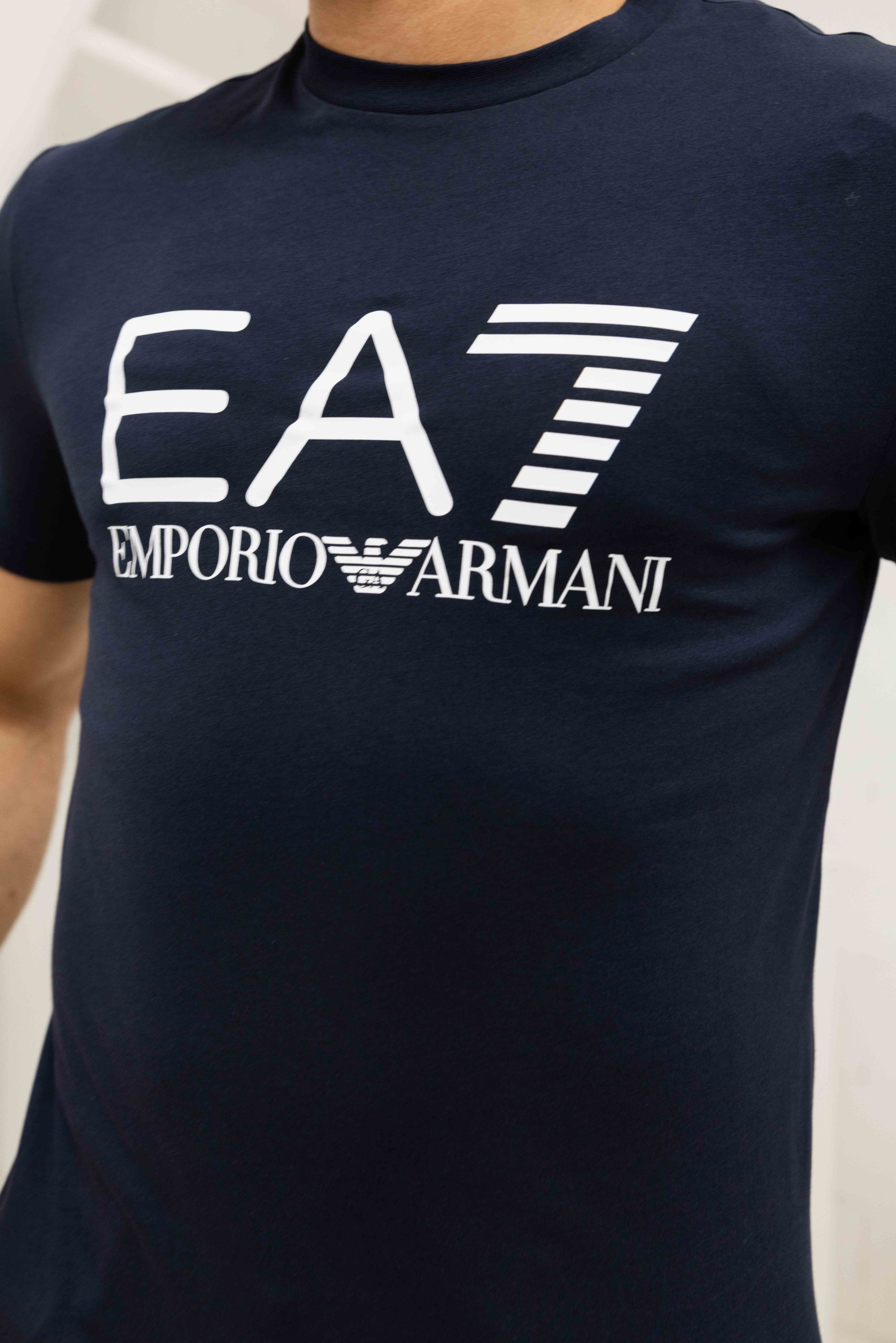 EA7 Emporio Armani 7M001412 T-Shirt Heren Donkerblauw