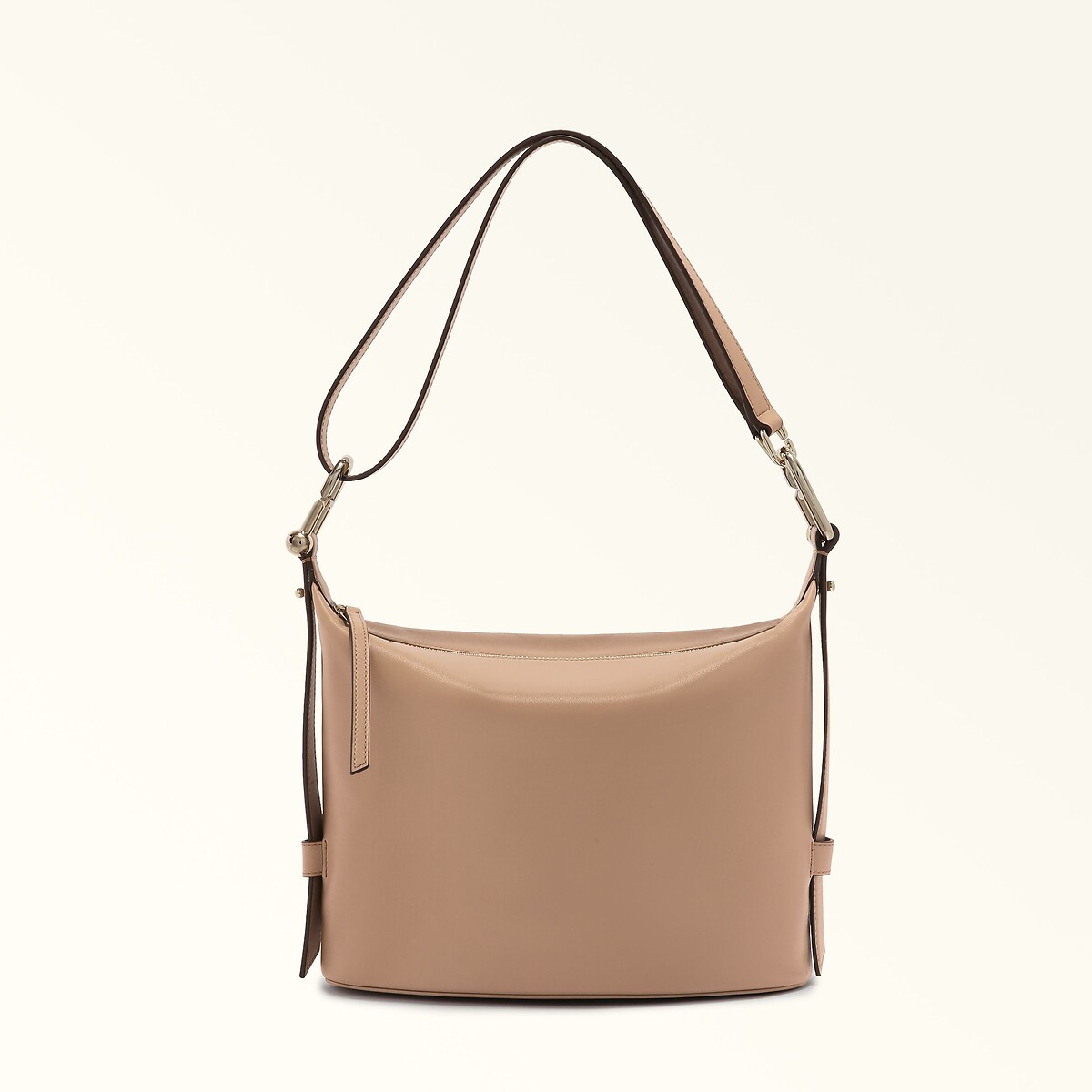 FURLA<br>Bolsa hobo de couro, NUVOLA M