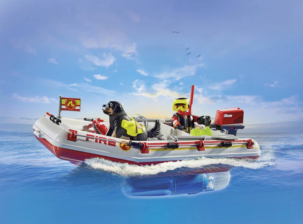 BATEAU DE POMPIER ET SCOOTER DES MERS - 71464