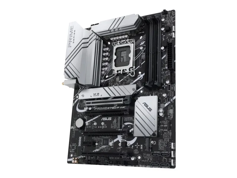 ASUS Prime Z790-P WIFI - Bundkort - ATX - LGA1700 sokkel - Z790 Chipset - USB-C 3.2 Gen 2x2, USB 3.2 Gen 1, USB 3.2 Gen 2, USB-C Gen2 - 2.5 Gigabit LAN, Wi-Fi 6, Bluetooth - onboard grafik (CPU påkrævet) - HD Audio (8-kanaler)