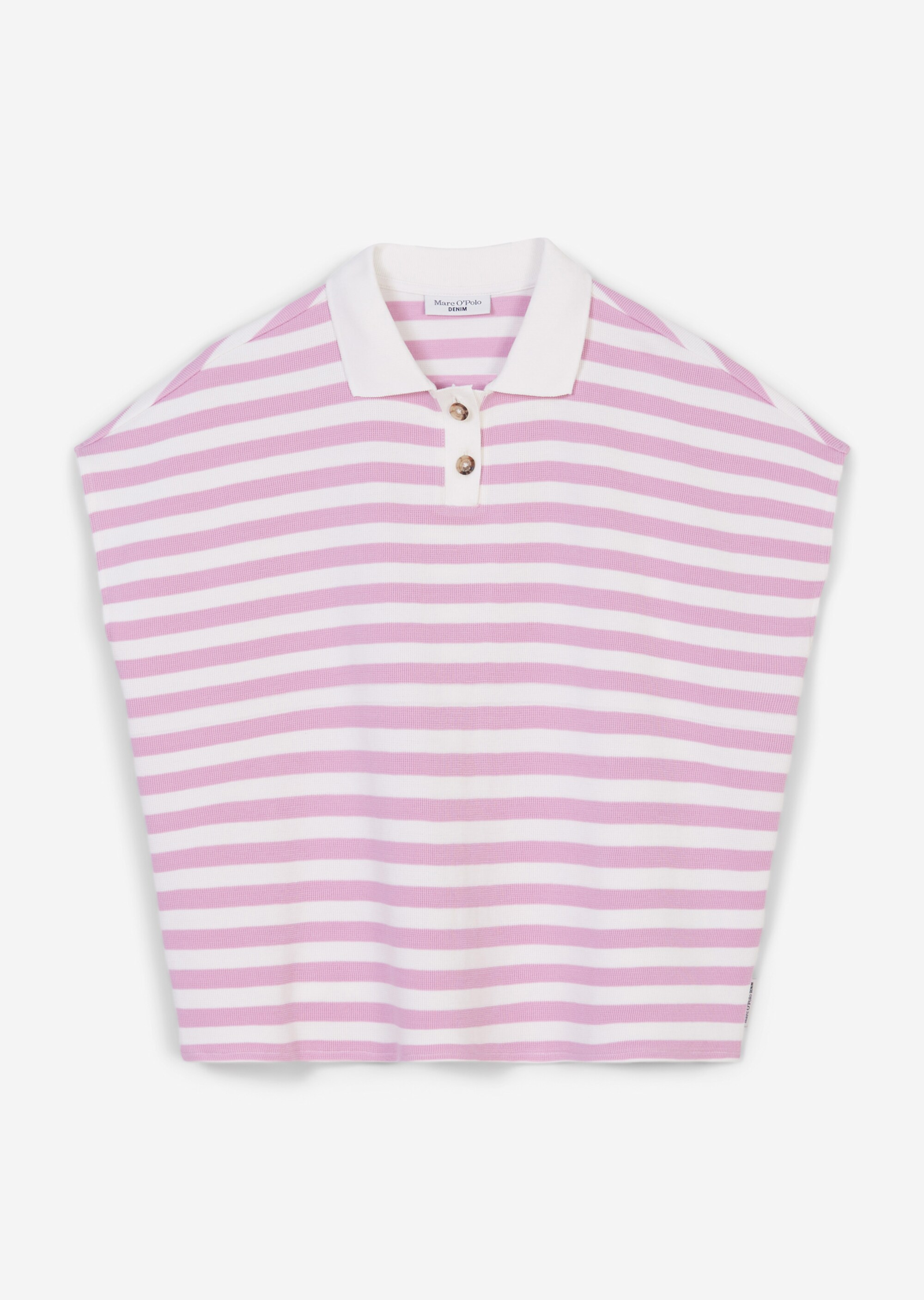 Poloshirt oversizeaus Organic-Cotton-Piqué-Jersey