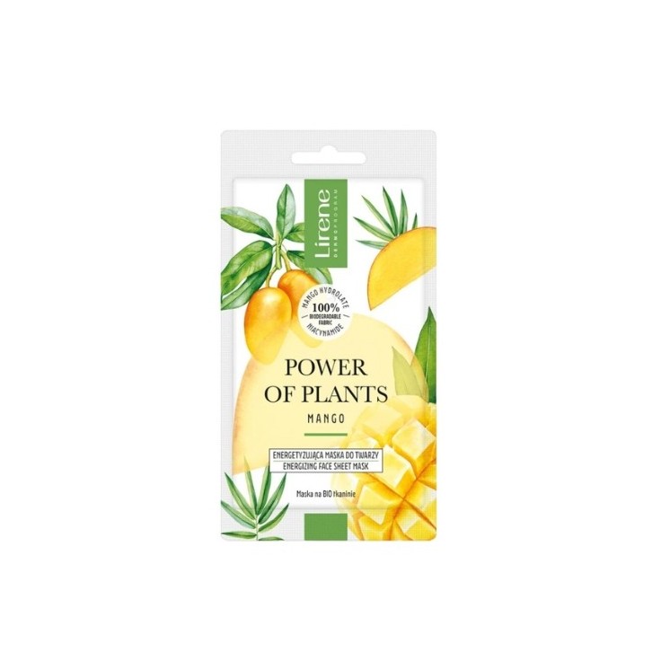 Lirene Power of Plants Energisierende Gesichtsmaske Mango 17g