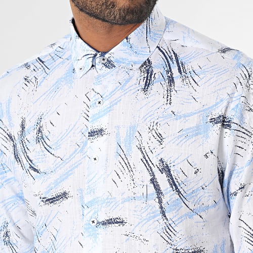 Chemise Manches Longues Bleu Clair