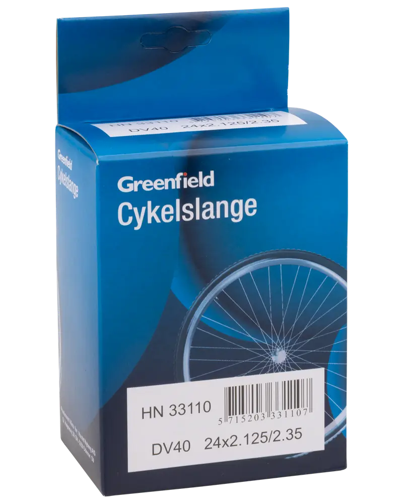 Greenfield Cykelslange DV40 24 x 2,12-2,35