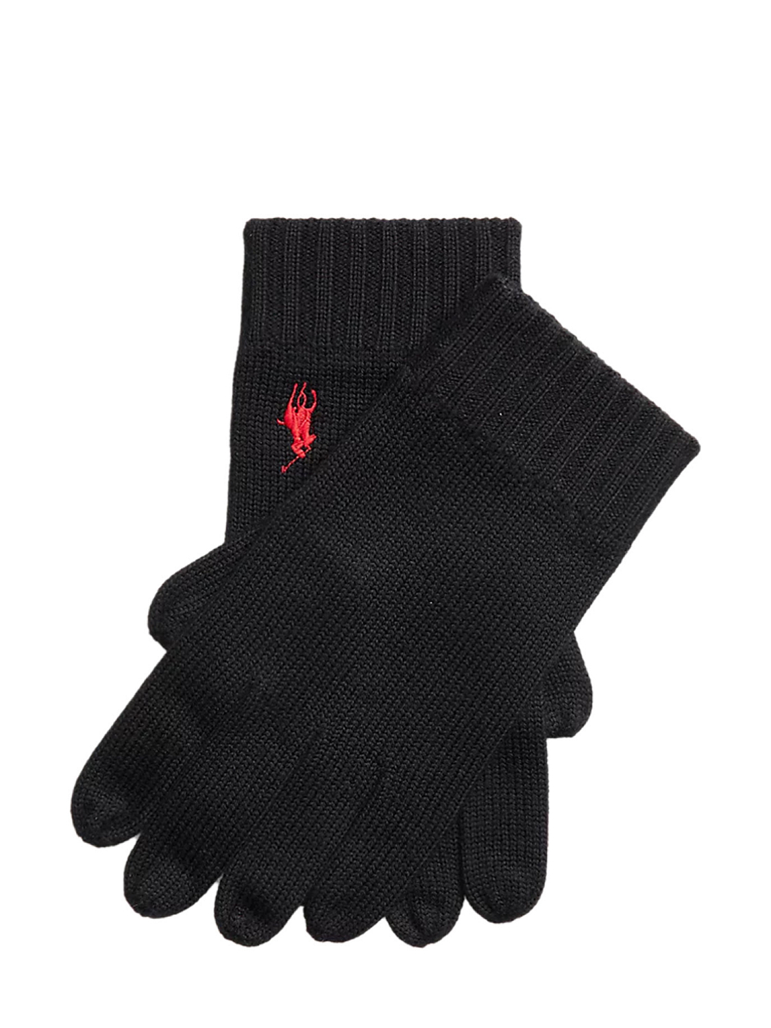 Polo Ralph Lauren Wool Gloves Black