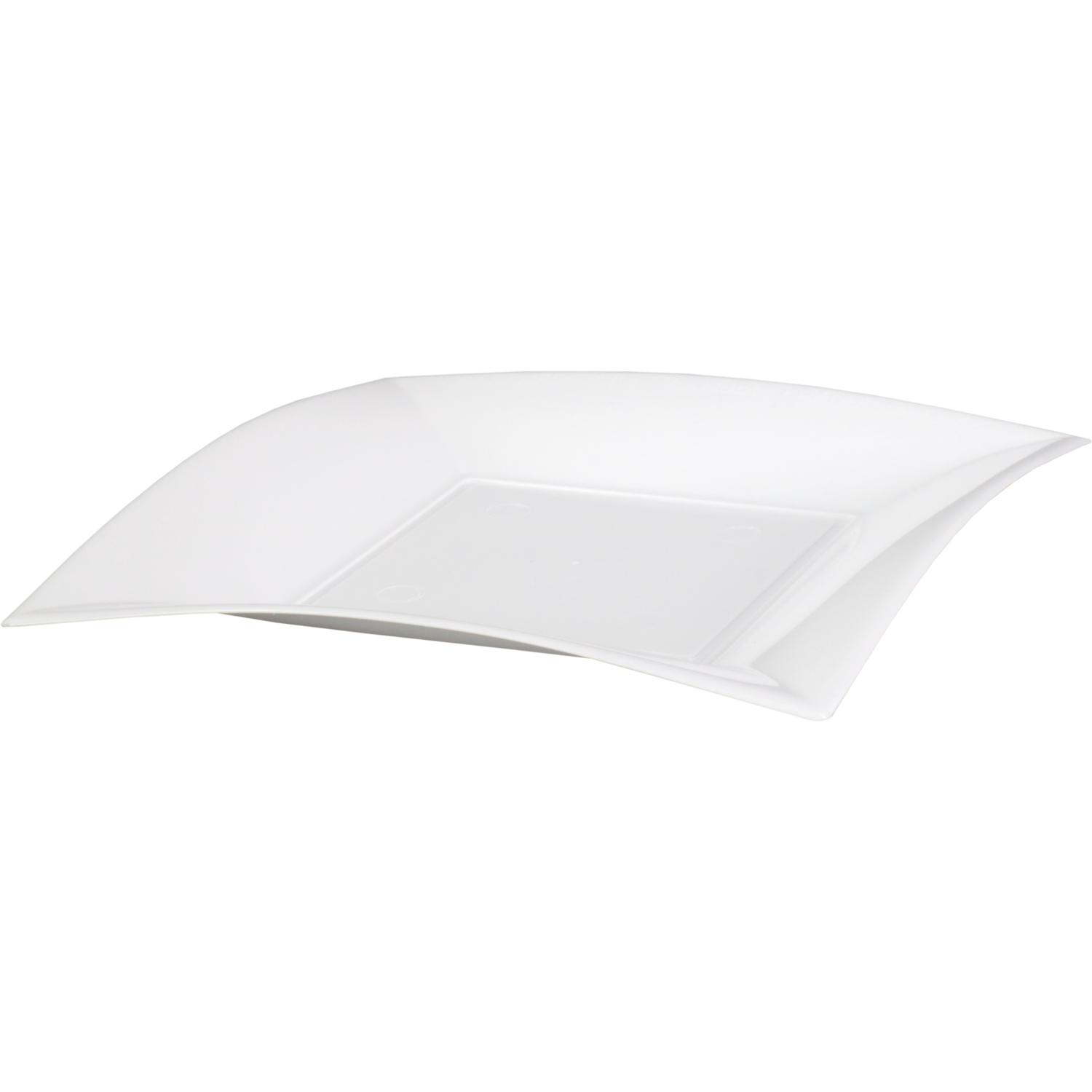 Goldplast Bord, reusable, vierkant, 1-vaks, pP, 18x18cm, wit