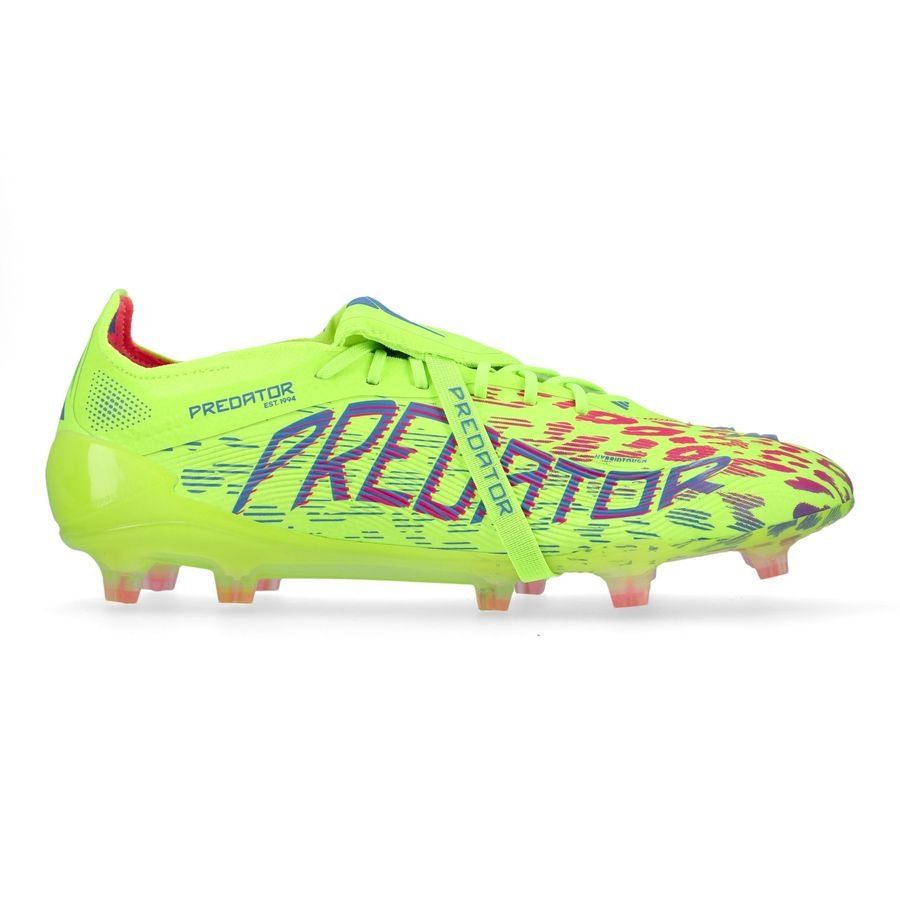 adidas Predator Elite Fold-over Tongue FG Mystic Victory - Lucid Lemon/Lucid Pink/Blue Fusion