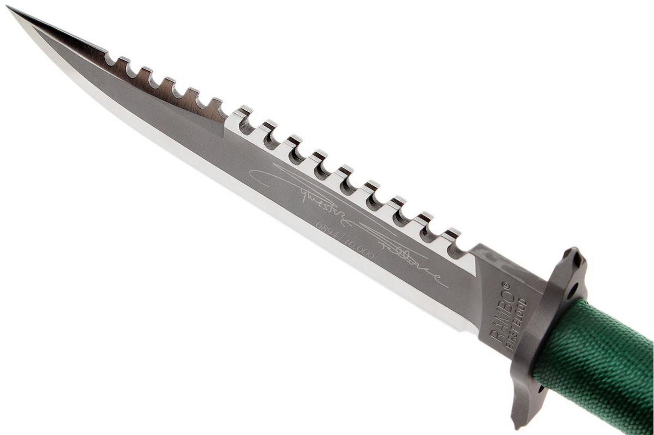 RAMBO knife First Blood Signature Edition met survival kit, 9293