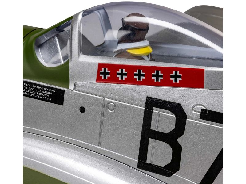 E-flite Warbird P-51D Mustang 1000 mm PNP Warbird-Modell für Einsteiger und erfahrene Piloten
