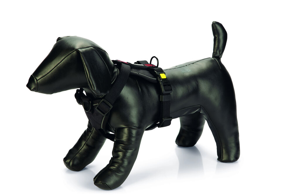 Beeztees Premium Parinca - Y-tuig Hond - zwart - 42 tot 46 cm