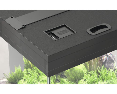 Aquatlantis Aqua Tower 96L aquariumcombinatie, inclusief EASY LED 2.0 verlichting, intern filtersysteem, verwarming en witte kast