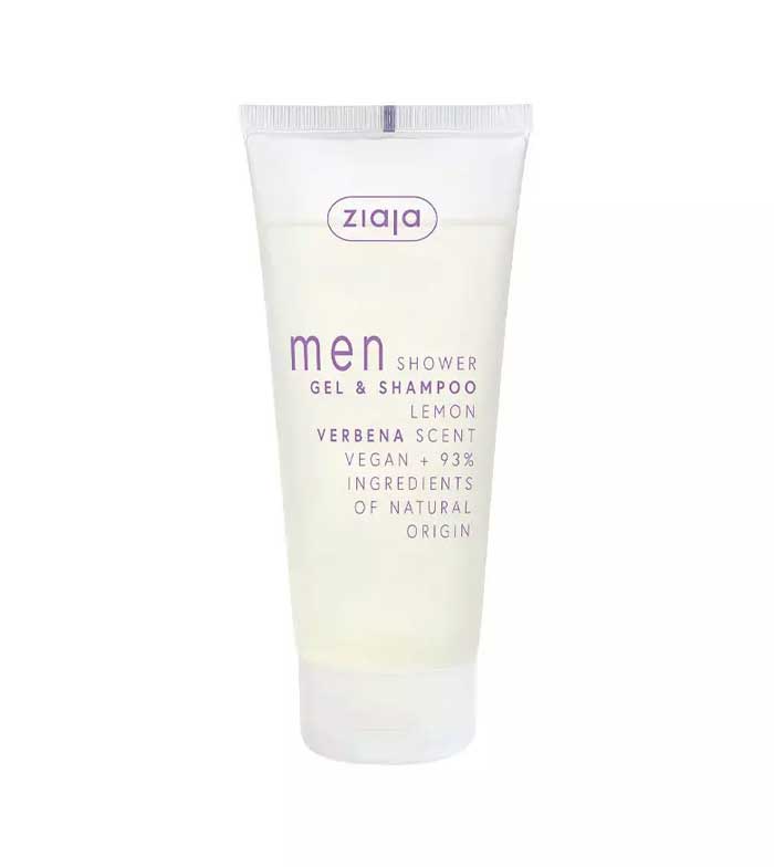 Ziaja - Gel de duche e champô 2 em 1 para homem 200 ml - Lemon verbena