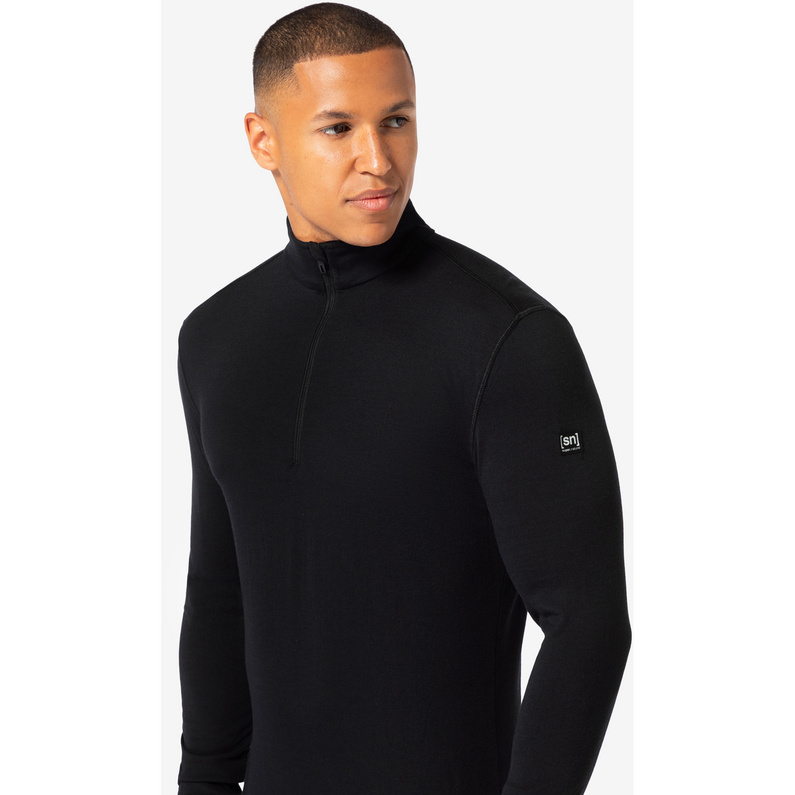 Super.Natural Herren Arctic230 Zip 1/4 Longsleeve