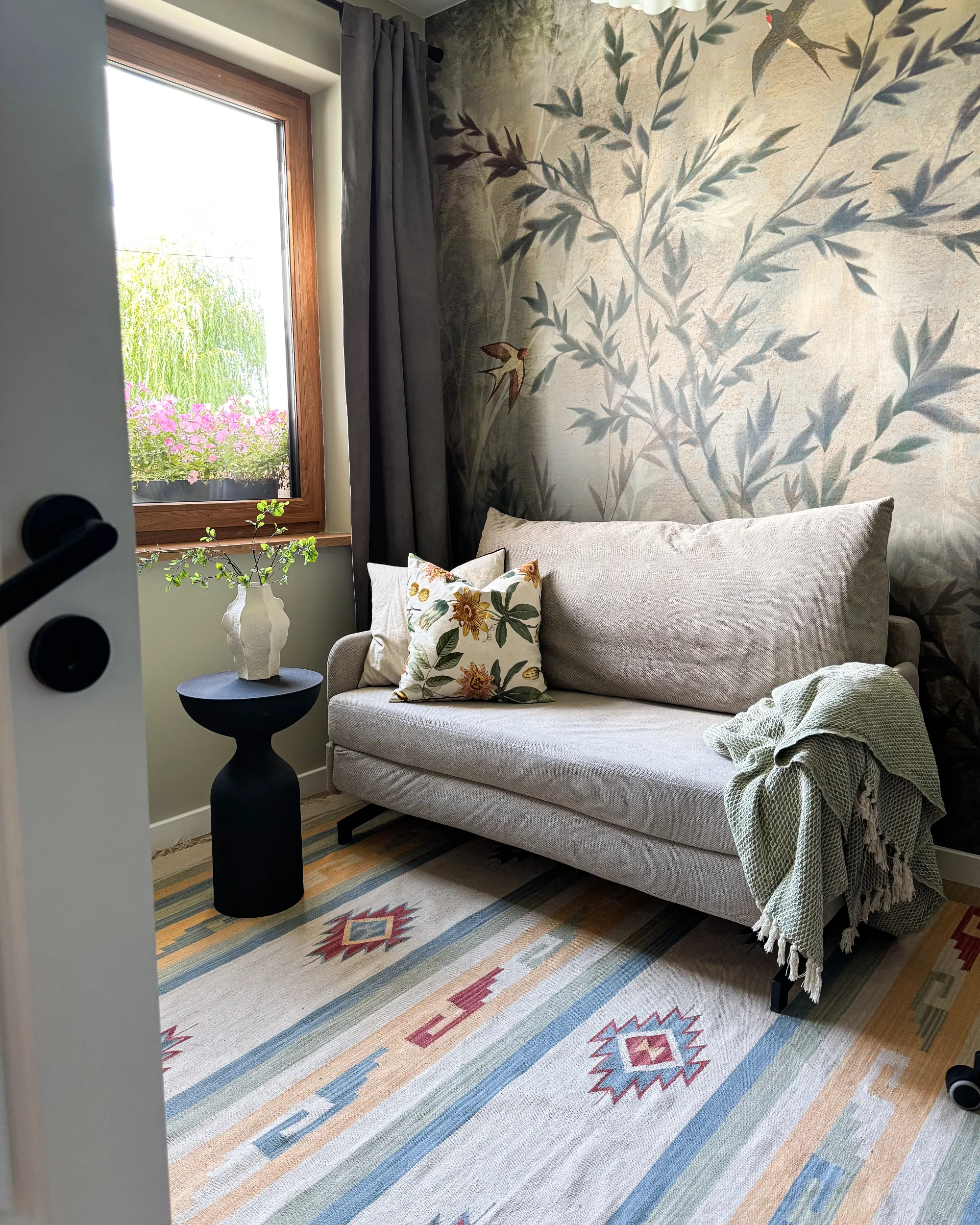 Vloerkleed APARAN Beige 200 x 300 cm Katoen Kelim
