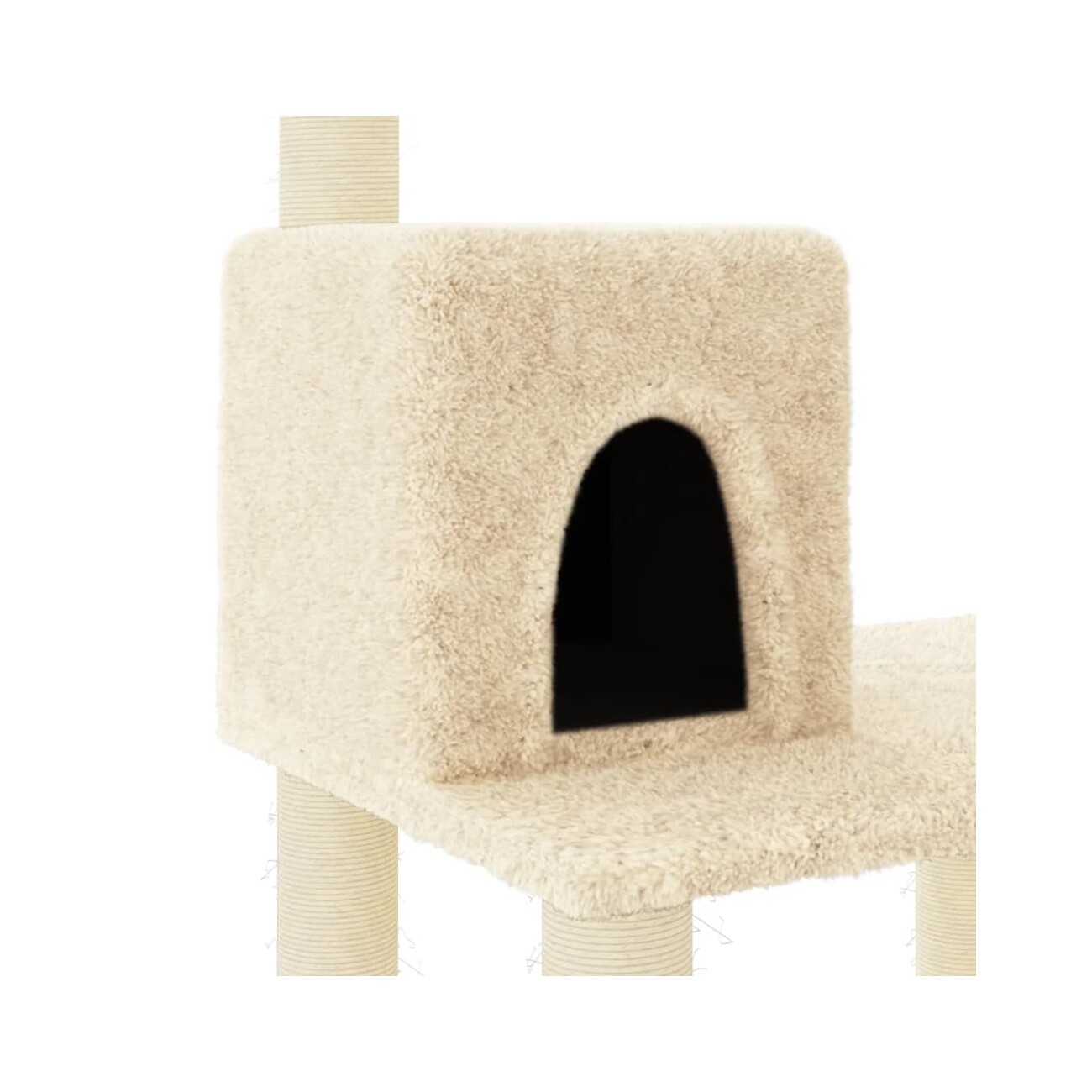 VidaXL Katzenbaum 119cm creme