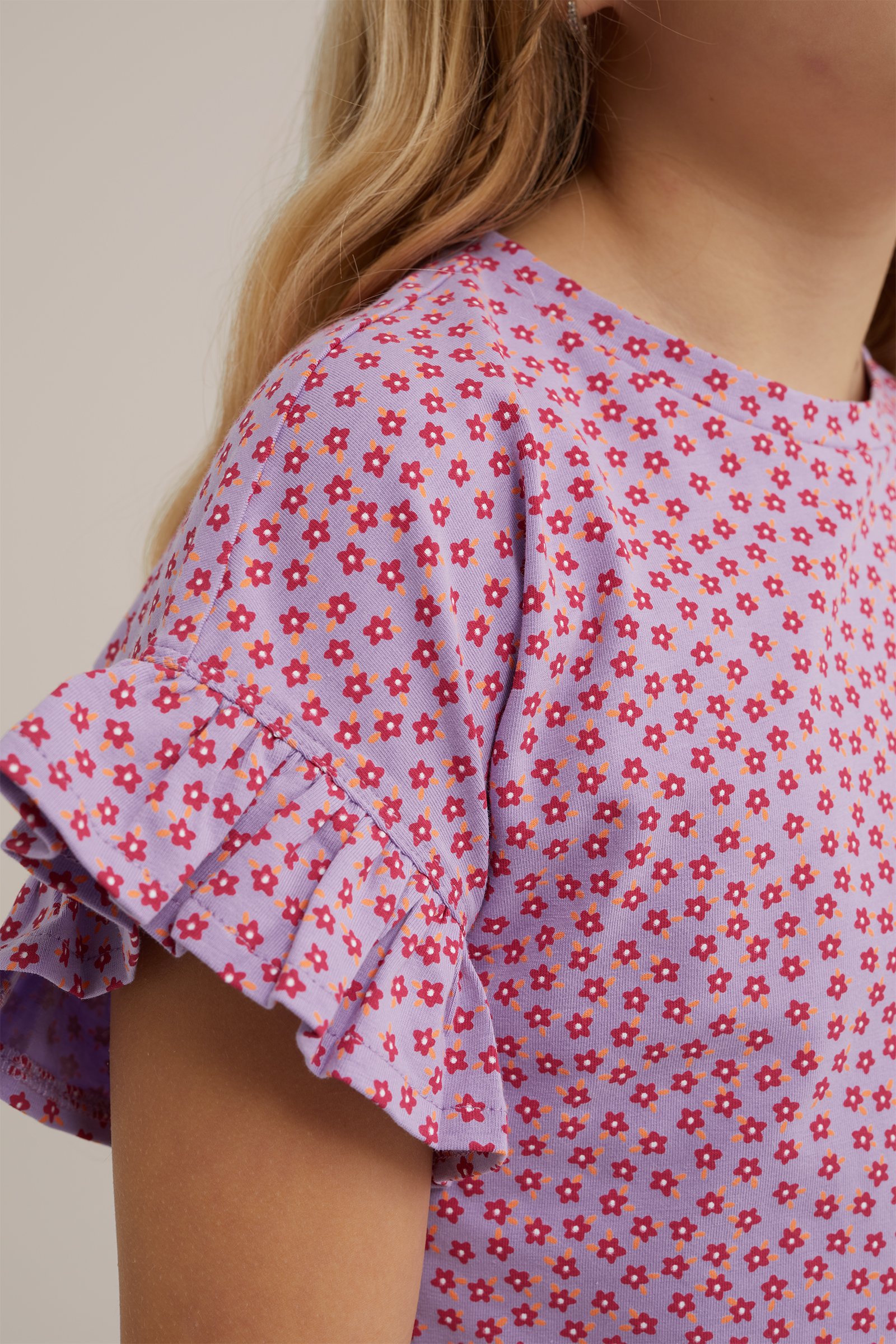 Meisjes pyjamaset met dessin WE Fashion Roze
