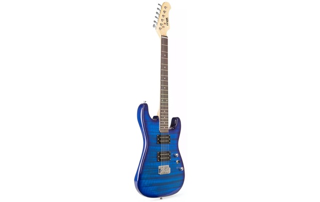 E-Gitarre »MAX GigKit Quilted Style Blau«