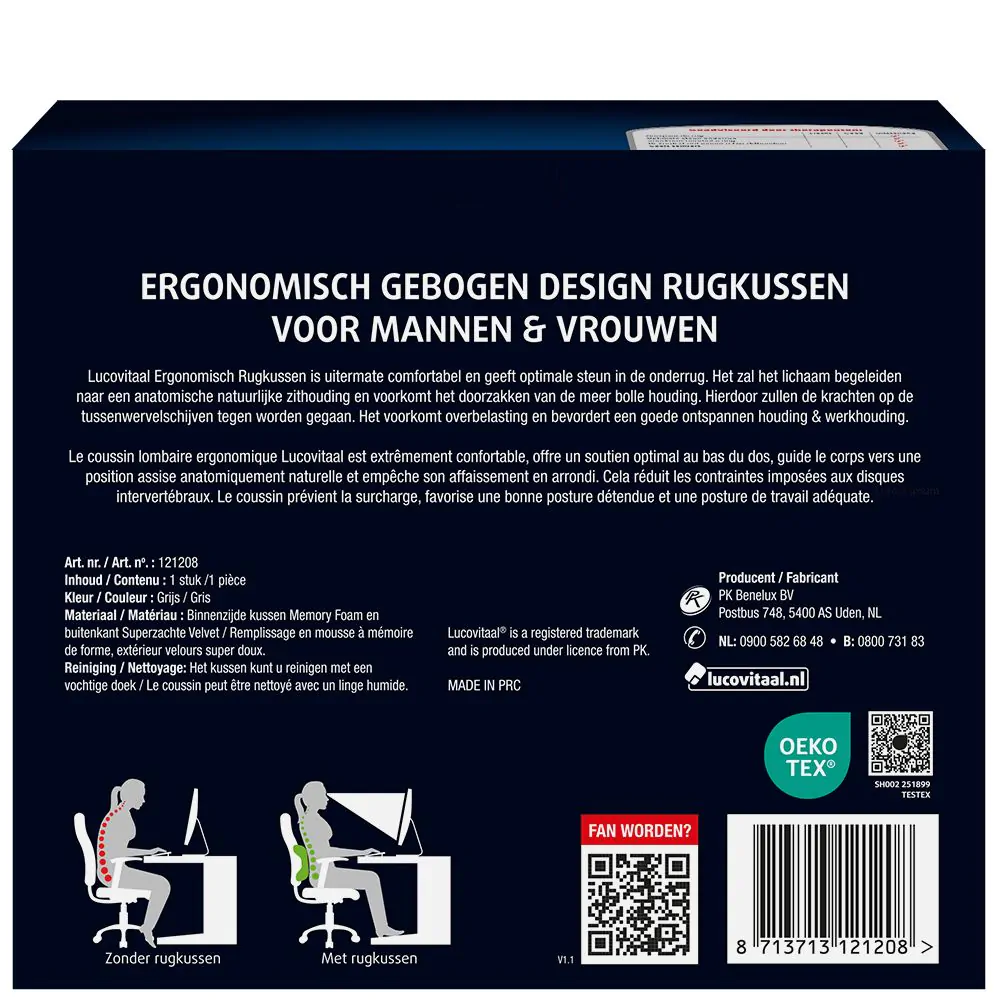 Ergonomisch Rugkussen