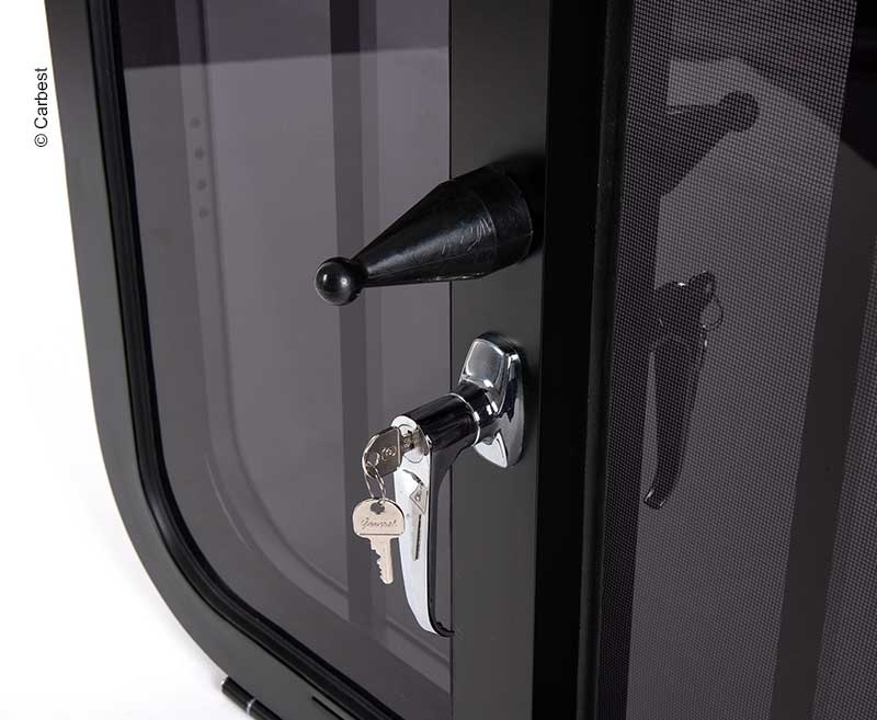 RW-Trailer Pferdeanhänger Fenster mit Gitter und abschließbar, 565x515